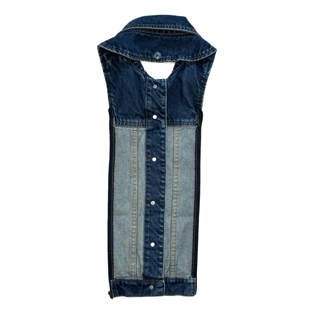 NWT Brunne DICKEY Compatible with VERONICA BEARD Blazer Denim Blue - Picture 7 of 12